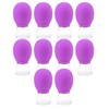 VLSQHNCF 10Pcs Facial Cupping Set Glass, Eye Face Vacuum Massage Cup Silicone Cupping Massage For Beauty Body Cup Fascia Massager
