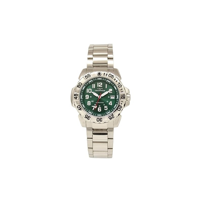 Technos T9B92SM Watch, Water Resistant to 10 ATM, Date