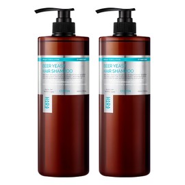 Haraz Brewer's Yeast Shampoo Cotton Scent, 1L, 2 Pieces / 하라즈 맥주효모 샴푸 코튼향, 1L, 2개