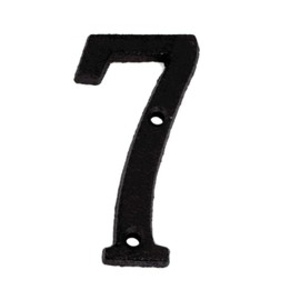 Alphabet Initial Number Metal Letter Cast Iron Industrial Garage DIY Stylish ;AVSB-087-7