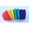 Holly Cupcakes 84 Excellent Quality Muffin Rainbow Cases- 12 Red,