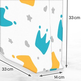 VOID Crown Prince Princess Bag 33 x 33 x 14 cm, 15 L Shopping Bag, multicoloured, Casual