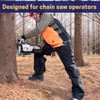ZELARMAN Chainsaw Chaps,Chainsaw Safety Apron,Chainsaw Protection Pants with Adjustable Belt&Pocket,Forestry