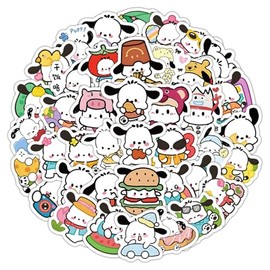 60Pcs Pochacco Themes Waterproof Stickers for Water Bottle Cup Laptop Bike Skateboard Luggage Box Vinyl Graffiti Patches BRJKT
