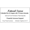 (3) Natural Source Colloidal Zinc & Copper with 72 trace