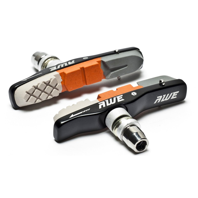 AWE® Triple Contour Alloy V Brake Pads with FREE Spare