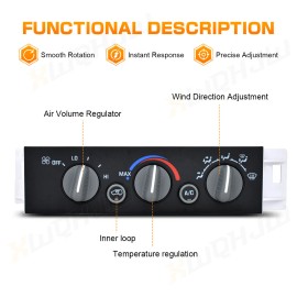 XWQHJW A/C Heater Climate Control Module For Chevy GMC C1500-C3500 K1500 K2500 K3500