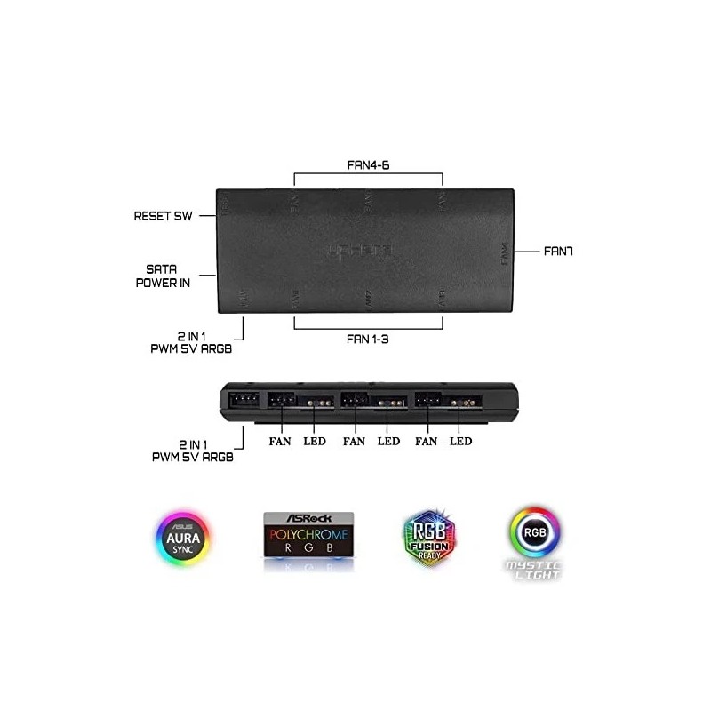 upHere CCF150ARGB High Performance CPU Air Cooler w FREE RGB