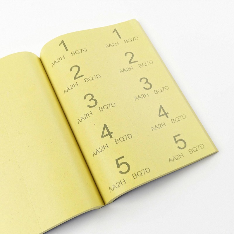 Silvine Cloakroom/Raffle Tickets, Numbered 1-500 with Security Numbering. Ref CRT500