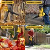 ZEGJAW Electric Leaf Blower Corded, 7-AMP Leaf Blowers, 155MPH/350CFM Small