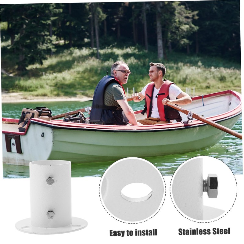 KOMBIUDA Stainless Steel Pool Ladder Flange Deck Attachment for Pool