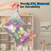 Flow fire A5 Plastic Zip Wallets, 24 Pcs Mesh A5