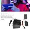 RGB Keyboard and Converter Set, Gaming Keyboard Converter for Android,