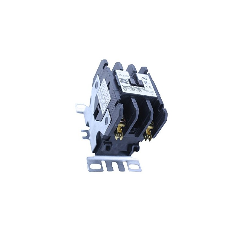 Cutler Hammer Eaton C25DND225T Definite Purpose Contactor, 25A, 2-Poles, 24V