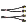 Headlight 2 Way Splitter Cable Socket Harness Male to Female