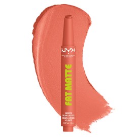 NYX Professional Makeup, Fat Matte Smooth Colour Lipstick, Soft Matte Finish with Creamy Texture, Intense Colour with Every Click, Lightweight Vegan Formula, Cashmere Cutie