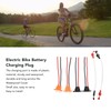 Electric Bike Charging Port Socket with Waterproof Cover Cable Connector