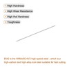 sourcing map 10 Pcs 0.35mm HSS(High Speed Steel) W6542 Micro