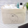 Large 'Pomeranian' Canvas Organiser/Storage Bag (OR00015194)