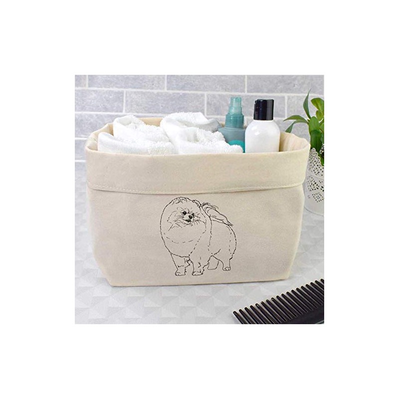 Large 'Pomeranian' Canvas Organiser/Storage Bag (OR00015194)