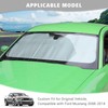Jimen Car Windshield Sun Shade Window Visor Compatible with Ford