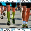 Breathffy 12 Pairs Cross Country Socks Novelty Running Mid-tube Socks