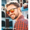Paleshy Unisex Rectangle FrameSunglasses -Simple Trendy Designfor Everyday and Outdoor
