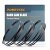 POWERTEC 56-7/8 Inch Bandsaw Blades Assoertment for Woodworking, Band Saw