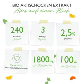 Artichoke 1080, 150 VeganCaps 1080mg Artichoke Extract, 2.5% Cynarin, VIT4EVER