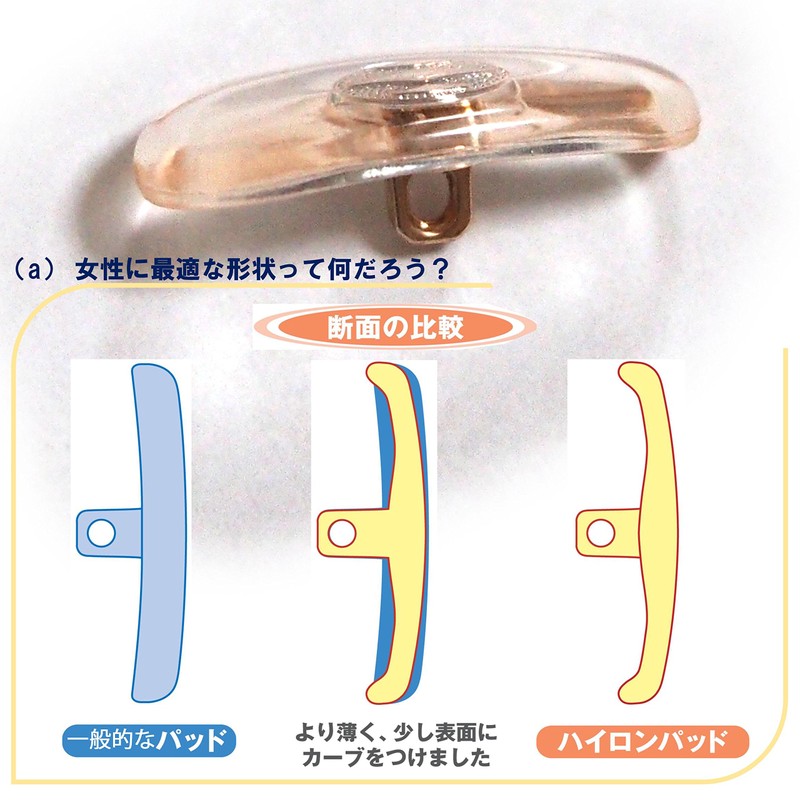 Hylon Pads for Women with Less Makeup Shifting and Trace