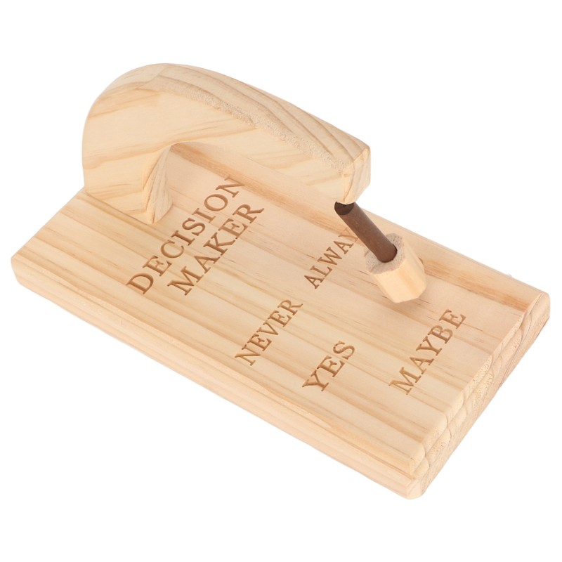 Wooden Magnetic Decision Maker Innovative Oscillating Magnetic Selector Swing to