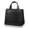 MURA Women's Mini Tote Bag, Small, Square, Lightweight, Black