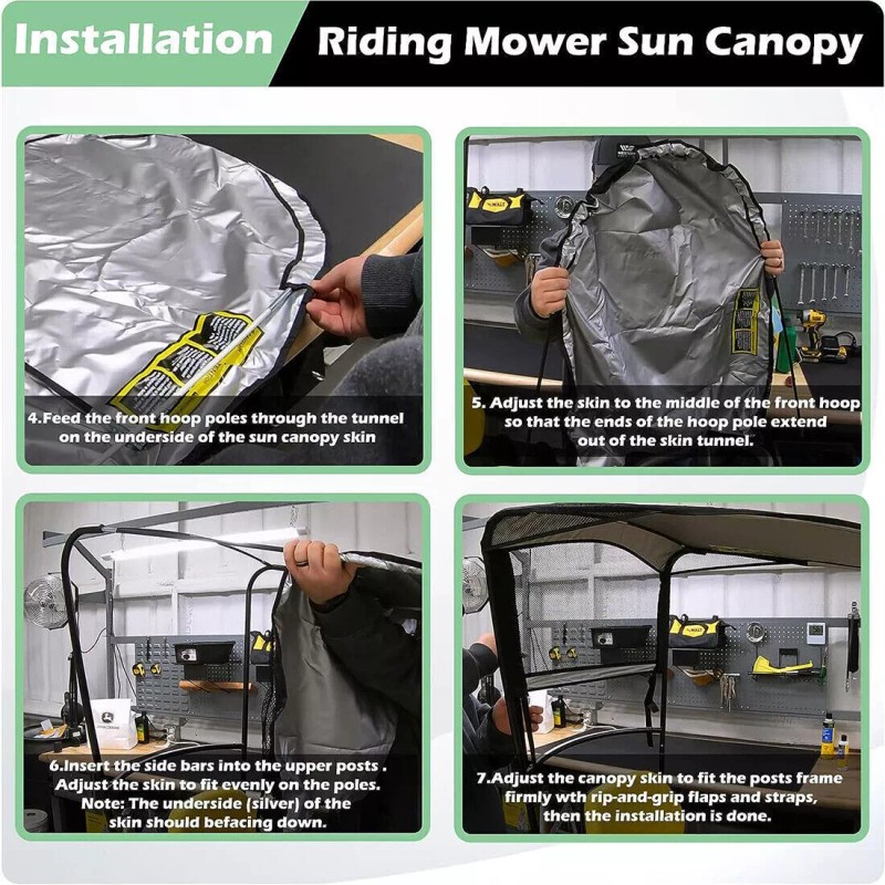 for John Deere Sun Canopy ForJohn Deere MY18 100 S240