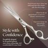 Olivia Garden SilkCut Professional Hairdressing Shear and Thinner Case (5.75"