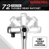 WORKPRO Ratchet Handle, Ratchet Wrench, Socket Wrench, Insertion Angle 0.37