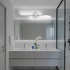 Battery Powered Wall Sconces Set of 2, Chrome 39" LED