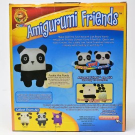 Lion Brand Amigurumi Friends Pillow Pal Kit, Pookie the Panda