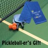Embroidered Pickleball Towel Gift King/Queen of The Court Pickleball Towel