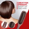 TITANIA Oval Massage Brush Large Wood Brown