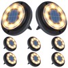 Flacchi Solar Ground Lights - Solar Powered Lights Outdoor Solar
