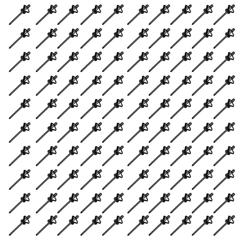 100Pcs Tri-Fold Exploding Aluminum Blind Rivet Tri Grip Rivet for