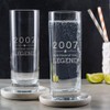 Engraved Coaster - "2007 Year of the Legend" Design -
