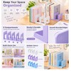Multi Compartment Desktop Books Stand Organizer For Students Books And