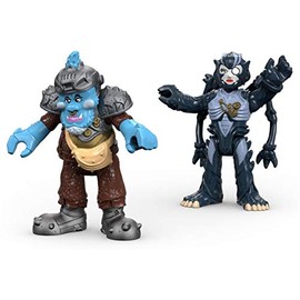 Fisher Price Muñecos, Figuras y Sets de Juego Imaginext Power Rangers Personajes Squat y Baboo