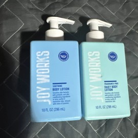 Joy Works Sensitive Skin Daily Body Lotion, Skin Care Soothing Fragrance Free