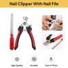 EZONEDEAL Dog Nail Clippers with Safety Guard & Non-Slip Handles