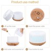 Desktop Humidifier 300ml Wood Grain Design Low Noise Aromatherapy Humidifier