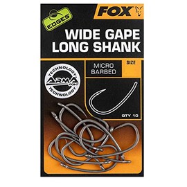 Fox Edges Armapoint Super Wide Gape Long Shank Size 4
