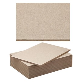 PATIKIL 7x5x0.2" Chipboard Sheets, 10Pcs Thick Book Board Binders Board Sturdy Bookbinding Supplies for Book Binding Cover, Gray