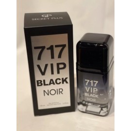 NovoGlow 717 VIP BLACK NOIR LATIN edp for Men “212 VIP BLACK DIE HARD FANS” 3.4Oz